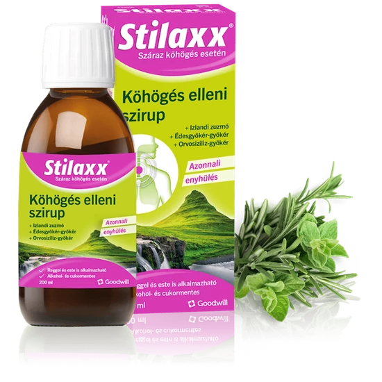 Stilaxx® köhögés elleni szirup 200ml