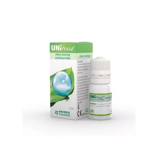Unitears tartósítószer mentes szemcsepp 10ml