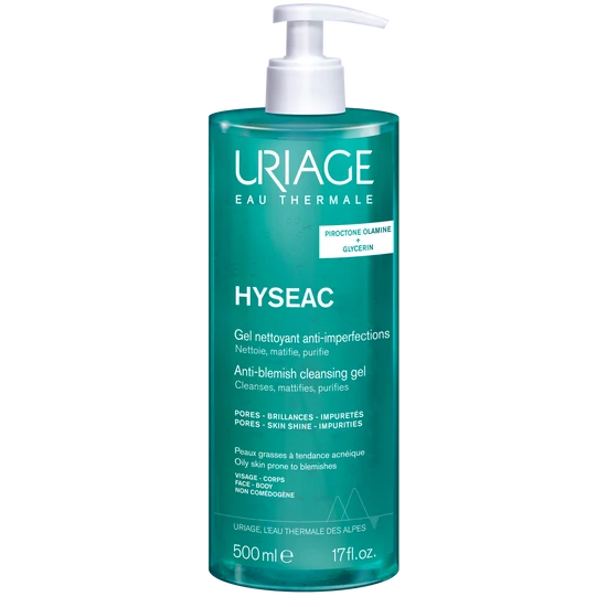 Uriage Hyséac Habzó Tisztító Gél Zsíros Bőrre 500ml