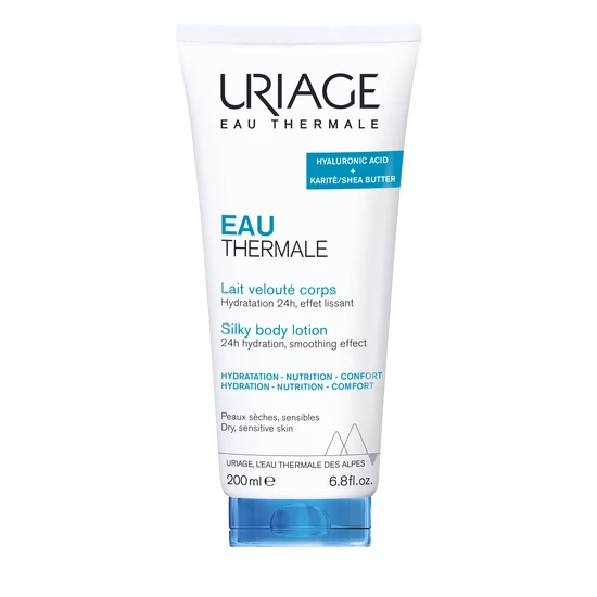 Uriage Silky Body Hyaluronsavas Testápoló Tej 200 ml