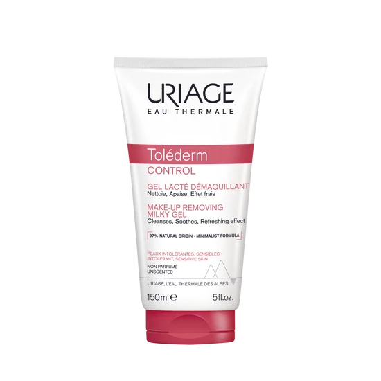 Akciós Uriage Toléderm Control Sminklemosó Tej Gél 150 ml