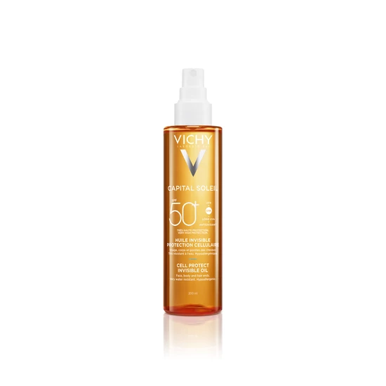 Vichy Capital Soleil Cell Protect láthatatlan olaj SPF50+ 200 ml