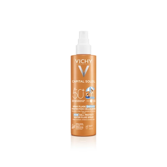Vichy Capital Soleil Spray gyerek vízálló SPF50+ 200ml