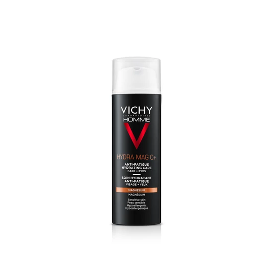 Vichy Homme Hydra Mag C+ Hidratáló + Szemkörnyékápoló Krém 50 ml
