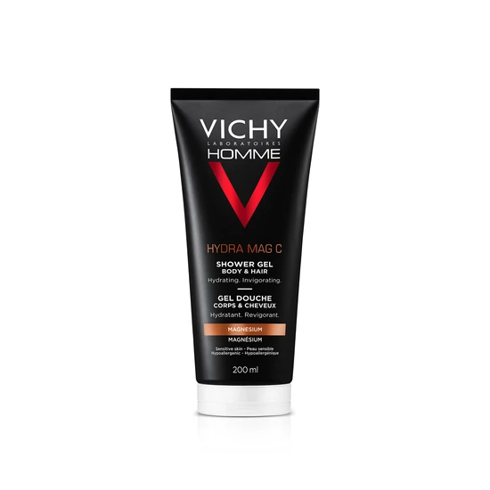 Vichy Homme Hydra Mag C Hidratáló Tusfürdő Testre És Hajra 200 ml