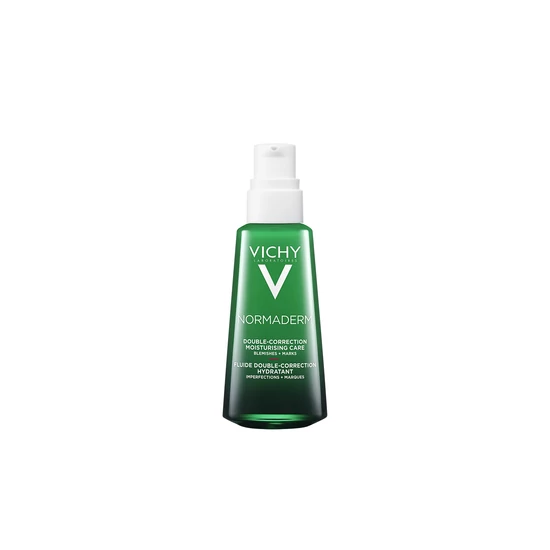 Vichy Normaderm Double-Correction Hatású Hidratáló Arcápoló Zsíros, Aknéra Hajlamos Bőrre 50 ml
