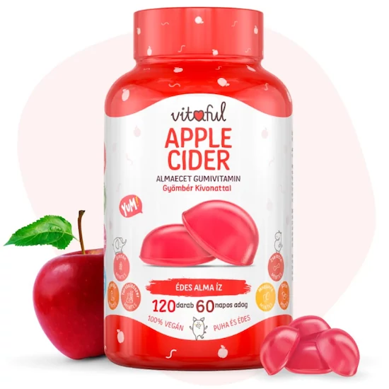 Vitaful Apple Cider Almaecet Gumivitamin 120x