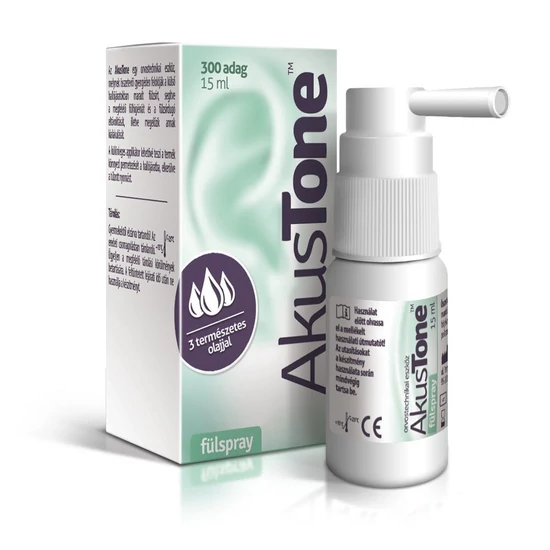 AkusTone fülspray 15ml Aflofarm