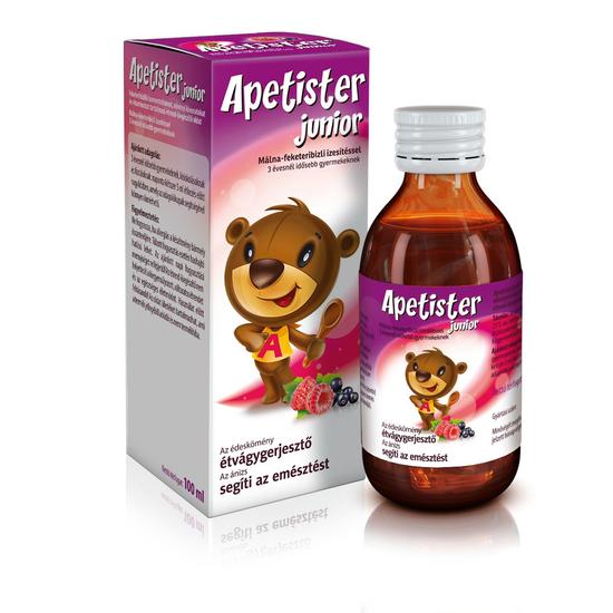 Apetister junior oldat málna-feketeribizli 100ml