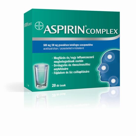 Aspirin Complex 500mg/30mg granulátum belsőleges szuszpenzióhoz 20x