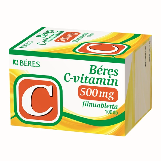 Béres C-vitamin 500mg filmtabletta 100x