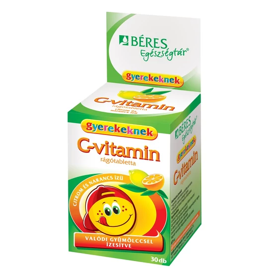 Béres C-vitamin rágótabletta gyerekeknek 30x
