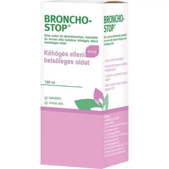 Bronchostop Sine Cukor köhögés elleni belsőleges oldat 120ml