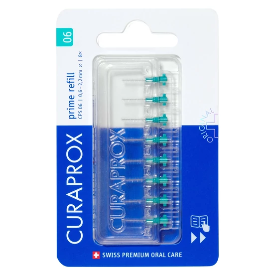 CURAPROX CPS 06 Prime Refill utántöltők természetes fogközökhöz 8x