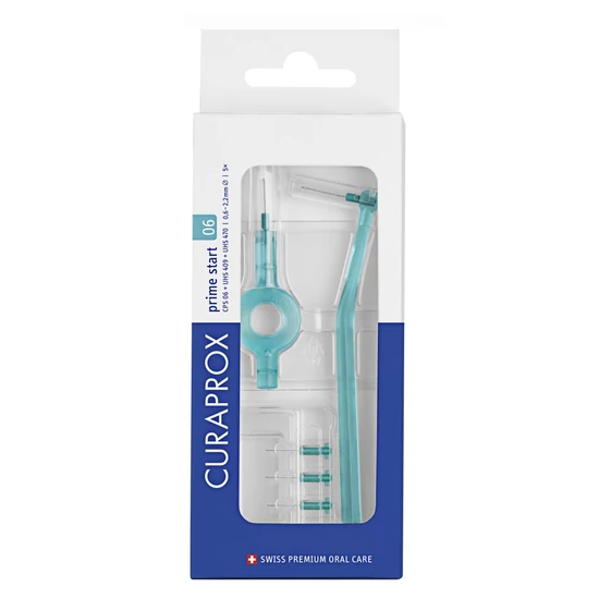 CURAPROX CPS 06 Prime start fogköztisztító kefe tartónyéllel 5x