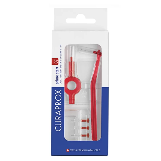 CURAPROX CPS 07 Prime start fogköztisztító kefe tartónyéllel 5x