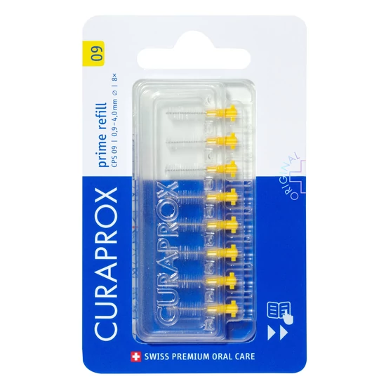 CURAPROX CPS 09 Prime Refill utántöltők természetes fogközökhöz 8x