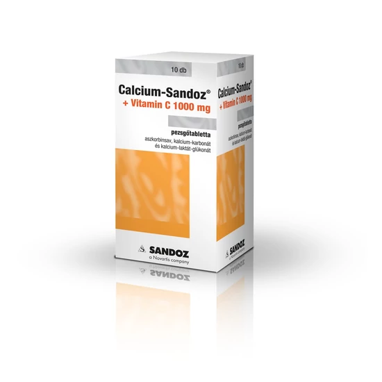 Calcium-Sandoz+ Vitamin C 1000mg pezsgőtabletta 10x