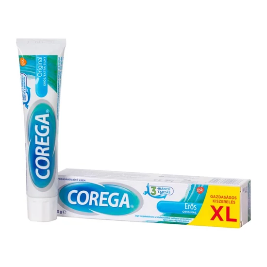Corega Műfogsorrögzítő krém erős original XL 70g