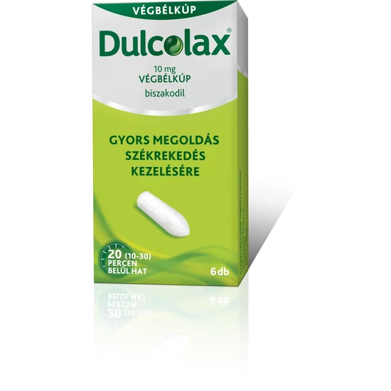 Dulcolax 10mg végbélkúp 6x
