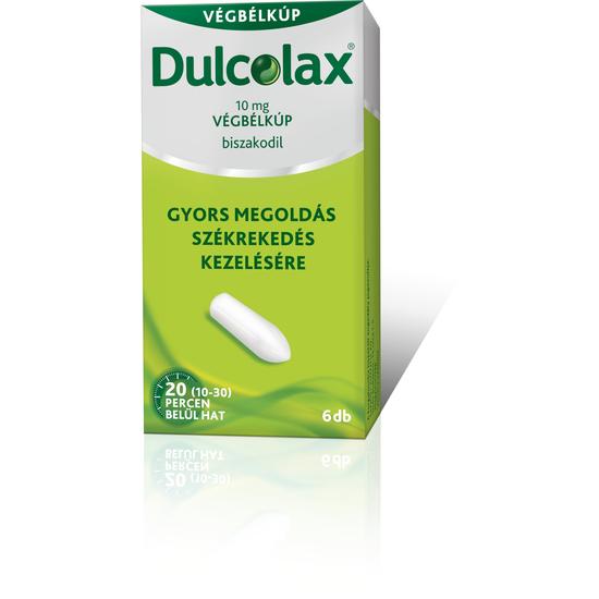 Dulcolax 10mg végbélkúp 6x