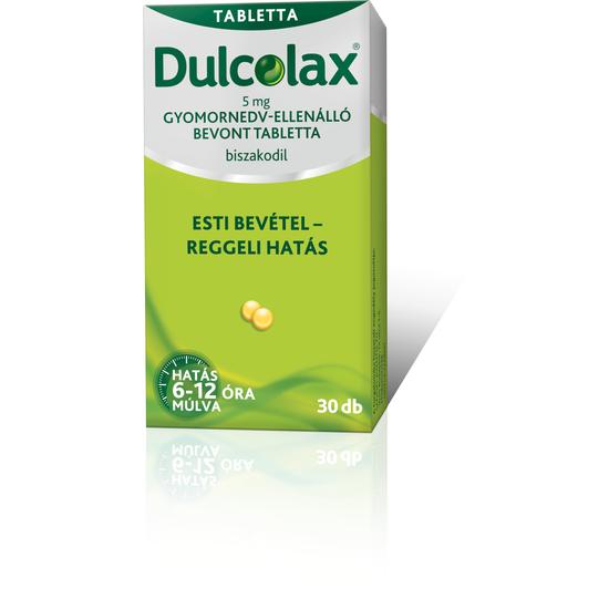 Dulcolax 5mg gyomornedv ellenálló bevont tabletta 30x