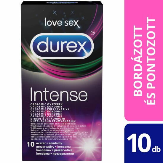 Durex Intense Orgasmic óvszer 10x