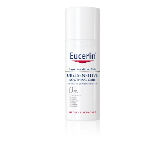 Eucerin UltraSensitive arcápoló normál, vegyes bőrre 50 ml