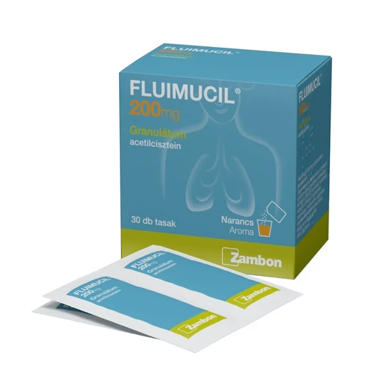 Fluimucil 200mg granulátum 30x