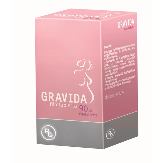 Akciós Gravida filmtabletta 90x