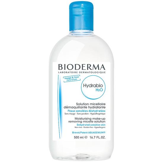Bioderma Hydrabio H2O arc és sminklemosó  500ml