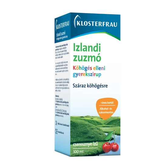 Izlandi zuzmó szirup gyerek (cseresznye) 100ml