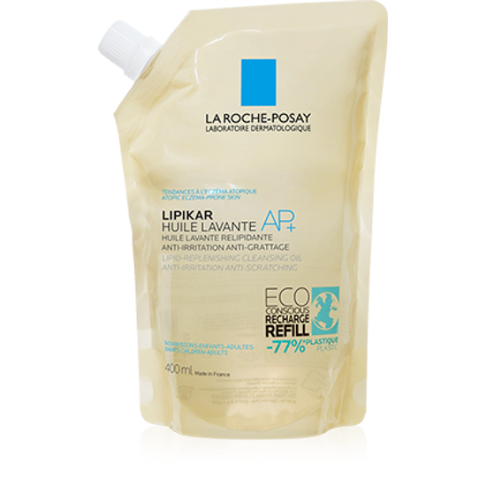 La Roche-Posay Lipikar AP+ tusfürdő olaj utántöltő 400ml