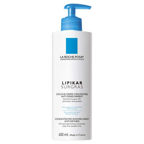 La Roche-Posay Lipikar Surgras koncentrált krém-tusfürdő 400 ml