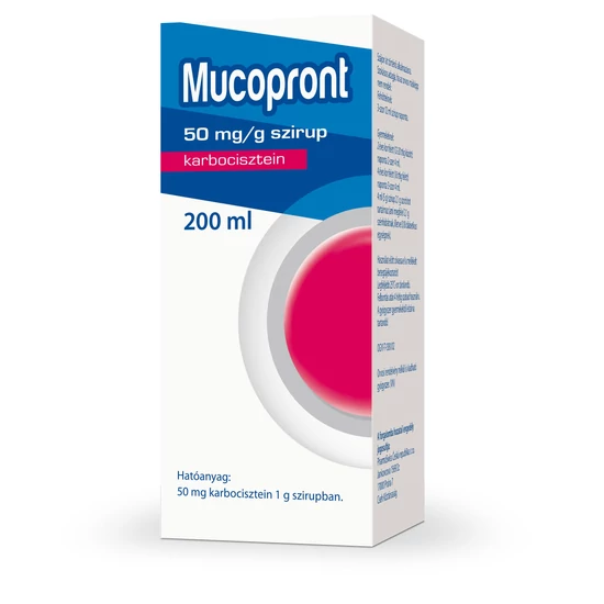 Mucopront 50mg/g szirup 200ml