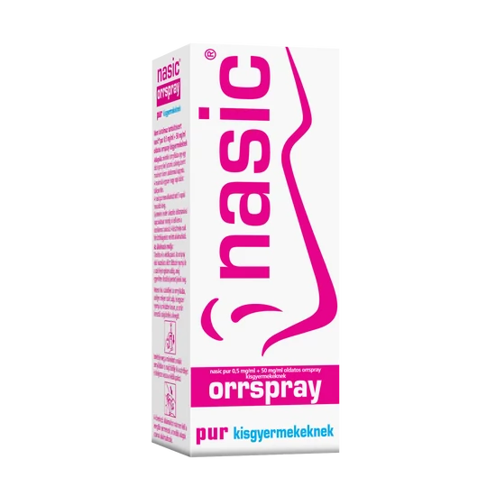 Nasic Pur 0,5mg/ml+50mg/ml oldatos orrspray 10ml