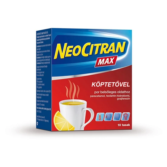 Neo Citran Max köptető por belsőleges oldathoz 10x