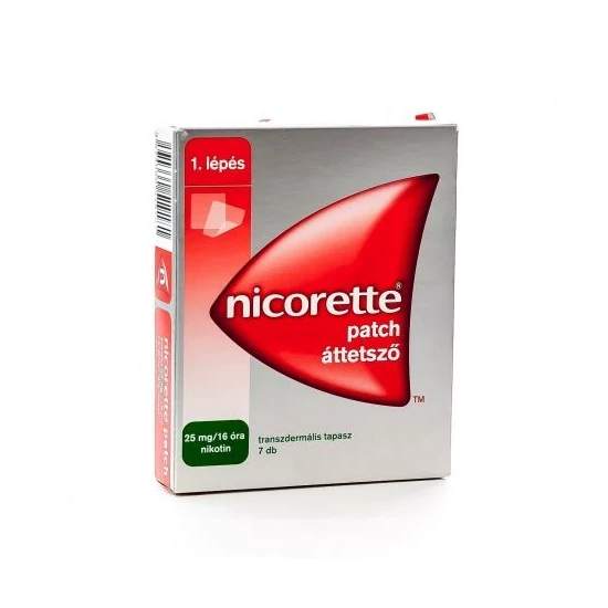 Nicorette Patch 25mg/16h transzdermális tapasz 7x
