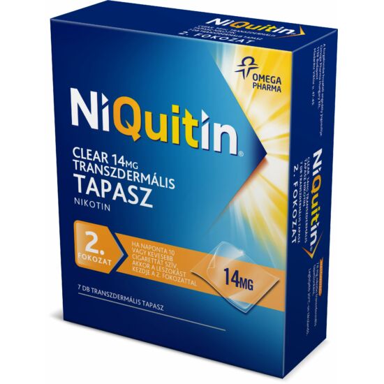 Niquitin Clear 14mg transzdermális tapasz 7x