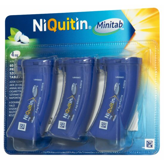 Niquitin Minitab 4mg préselt szopogató tabletta 3x20x