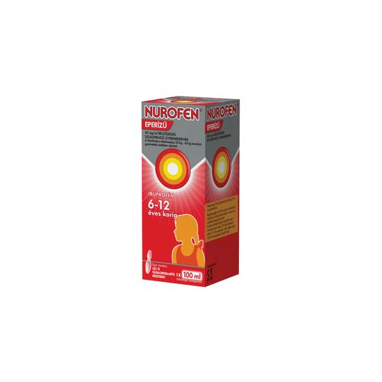 Nurofen Eper 40mg/ml belsőleges szuszpenzió gyermekeknek 100ml