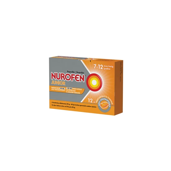 Nurofen Junior Narancs 100mg lágy rágókapszula 12x