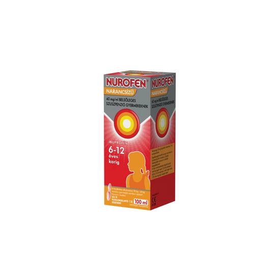 Nurofen Narancs 40mg/ml belsőleges szuszpenzió gyermekeknek 100ml