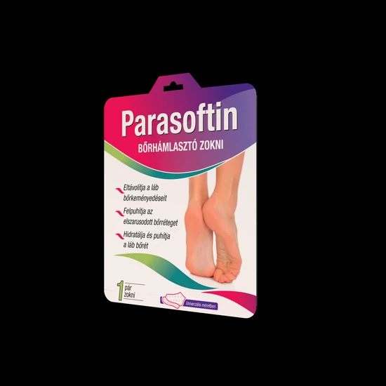 PARASOFTIN Bőrhámlasztó zokni 1 pár