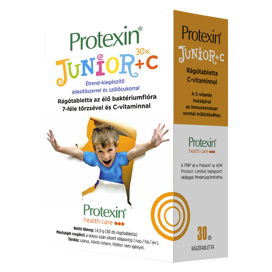 Protexin Junior+C étrendkiegészítő rágótabletta 30x