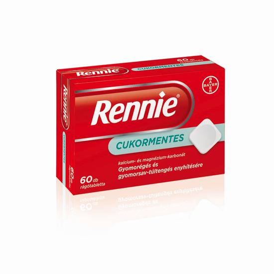Rennie Cukormentes rágótabletta 60x