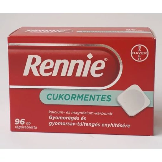 Rennie cukormentes rágótabletta 96x