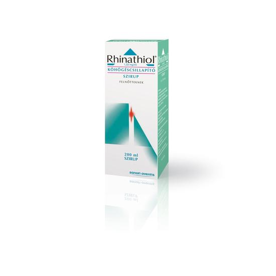 Rhinathiol 1,33mg/ml köhögéscsillapító szirup felnőtteknek 200ml