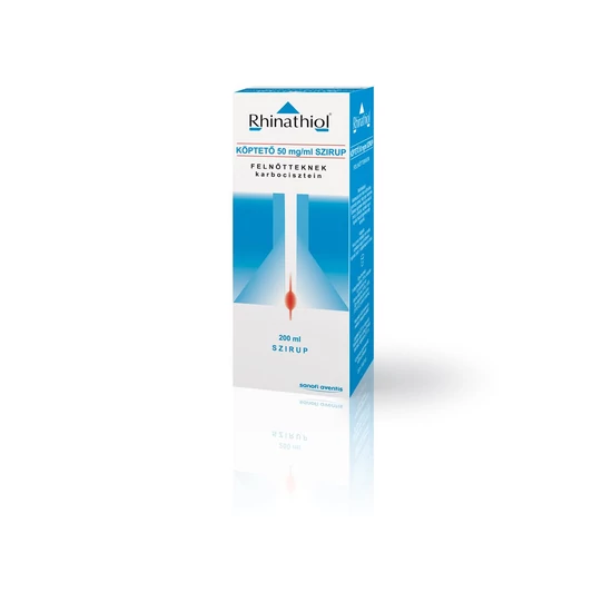 Rhinathiol köptető 50mg/ml szirup felnőtteknek 200ml
