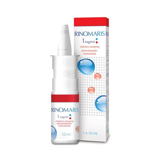 Rinomaris 1 mg/ml oldatos orrspray 10 ml